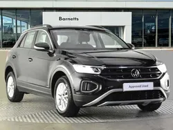 Black Used 2022 VW T-Roc Life SUV | £21,790 (Fair price)