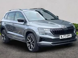 Graphite grey metallic Used 2023 Skoda Karoq SportLine SUV | £28,912 (Fair price)