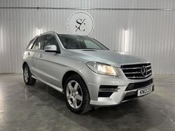 Silver Used 2013 Mercedes ML350 AMG SUV | £11,495 (Fair price)