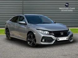 Silver Used 2019 Honda Civic EX Hatchback | £13,391 (Fair price)