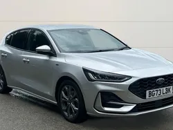 Silver Used 2023 Ford Focus ST-Line Hatchback | £16,299 (Fair price)