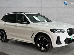 Mineral white metallic Used 2022 BMW iX3 M Sport SUV | £31,103 (Fair price)