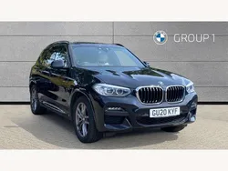 Black Used 2020 BMW X3 M Sport SUV | £24,495 (Fair price)
