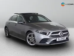 Grey Used 2021 Mercedes A200 AMG line Hatchback | £19,875 (A bit pricey)