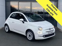 Bossa nova white Used 2023 Fiat 500 Hatchback | £9,395 (Good price)