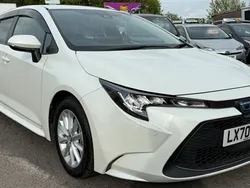 White Used 2020 Toyota Corolla | £14,000 (A bit pricey)