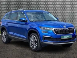 Race blue metallic Used 2024 Skoda Kodiaq SE L Executive SUV | £29,821 (Super price)
