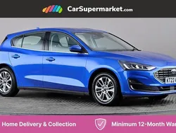 Blue Used 2023 Ford Focus Titanium Hatchback | £14,497 (Fair price)