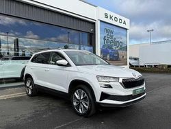 Moon white metallic Used 2023 Skoda Karoq SE L SUV | £20,495 (Fair price)