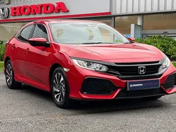 Red Used 2019 Honda Civic SE Hatchback | £11,349 (Good price)
