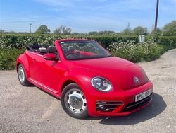 Red Used 2017 VW Beetle Design Cabriolet | £13,900 (Expensive)