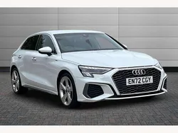 Glacier white Used 2023 Audi A3 S-Line Hatchback | £18,995 (Fair price)