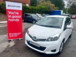 White Used 2013 Toyota Yaris Hatchback | £4,895 (Fair price)