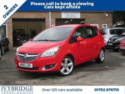 Red Used 2015 Vauxhall Meriva MPV | £4,375 (Fair price)