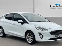 White Used 2018 Ford Fiesta Titanium Hatchback | £9,500 (Fair price)