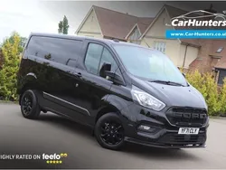 Black Used 2021 Ford Transit Custom Limited Van | £16,995 (Fair price)