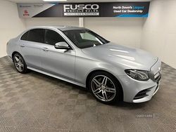 Silver Used 2017 Mercedes E220 AMG line Sedan | £13,495 (Fair price)