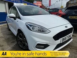 White Used 2017 Ford Fiesta ST-Line Hatchback | £6,999 (Expensive)