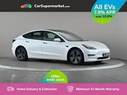 White Used 2021 Tesla Model 3 Long Range Sedan | £18,997 (Fair price)