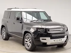 Black Used 2022 Land Rover Defender SUV | £53,998 (A bit pricey)