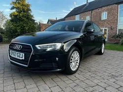 Black Used 2017 Audi A3 Sportback Hatchback | £9,295 (Fair price)