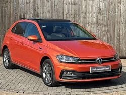 Orange Used 2018 VW Polo R-line Hatchback | £14,299 (Expensive)