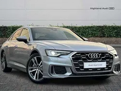 Silver Used 2024 Audi A6 S-Line Sedan | £39,985
