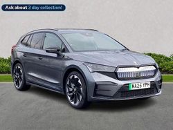Graphite grey metallic Used 2025 Skoda Enyaq iV vRS SUV | £34,942
