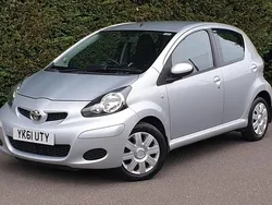 Silver Used 2011 Toyota Aygo Hatchback | £2,995 (Fair price)