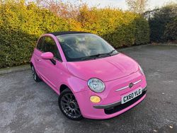 Pink Used 2010 Fiat 500C Pop Cabriolet | £3,495 (A bit pricey)