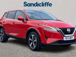 Red Used 2021 Nissan Qashqai N-Connecta SUV | £19,214 (A bit pricey)