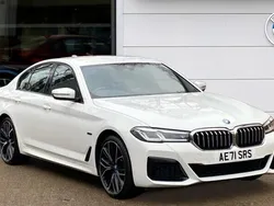 White Used 2021 BMW 545e M Sport | £31,306 (Good price)