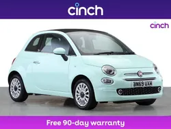 Green Used 2019 Fiat 500C Lounge Cabriolet | £8,999 (Fair price)