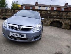 Silver Used 2008 Vauxhall Zafira MPV | £1,995 (Fair price)