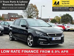 Black Used 2019 Peugeot 308 GT-line Hatchback | £10,999 (Fair price)