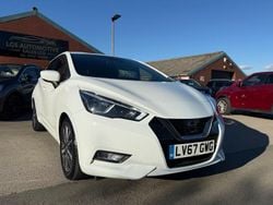 White Used 2017 Nissan Micra N-Connecta Hatchback | £5,795 (Fair price)