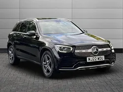 Black Used 2022 Mercedes GLC220 AMG line SUV | £30,303 (Fair price)
