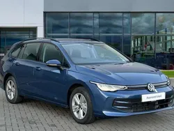 Georgia blue metallic Used 2024 VW Golf VIII Life Estate | £22,703 (Fair price)