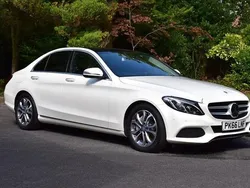 White Used 2016 Mercedes C250 Premium Plus Sedan | £16,750 (Fair price)