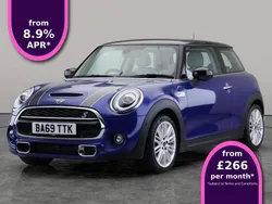 Blue Used 2019 Mini Cooper S Exclusive Hatchback | £18,146 (Fair price)