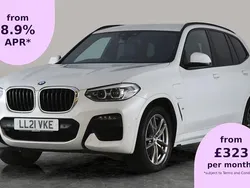 White Used 2021 BMW X3 M Sport SUV | £22,756 (Fair price)