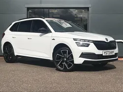 White Used 2023 Skoda Kamiq Monte Carlo SUV | £18,950 (Fair price)