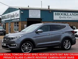 Silver Used 2016 Hyundai Santa Fe Premium SE SUV | £8,995 (A bit pricey)
