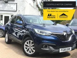 Metallic blue Used 2018 Renault Kadjar Dynamique SUV | £11,990 (Fair price)