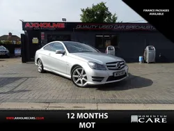 Silver Used 2012 Mercedes C220 Sport Edition Coupe | £4,495 (Good price)