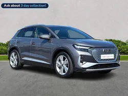 Grey New 2025 Audi Q4 e-tron S-Line SUV | £36,615