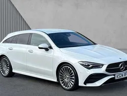 White Used 2024 Mercedes CLA220 Shooting Brake AMG Line Premium Estate | £30,668 (A bit pricey)