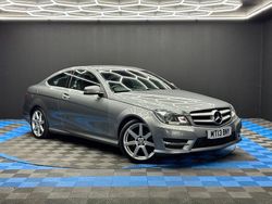 Silver Used 2013 Mercedes C180 AMG Coupe | £6,290 (Fair price)