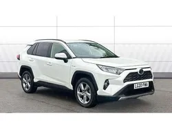 White Used 2020 Toyota RAV4 Hybrid Design SUV | £21,983 (Fair price)