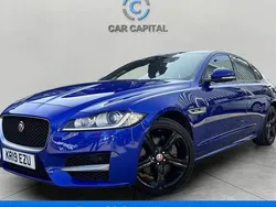 Blue Used 2019 Jaguar XF R-Sport Sedan | £11,698 (Good price)